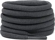 Oval Athletic Shoelaces Thick 4MM DELELE Half Round Shoe Laces Strings 2 Pair