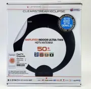 Antennas Direct Clearstream Eclipse Amplified Indoor Ultra Thin HDTV SEALED