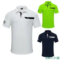 在飛比找Yahoo!奇摩拍賣優惠-Linの小鋪FJ 男高爾夫服裝戶外運動golf球衣短袖T恤排