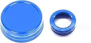POEXIR AMG A B CLA GLA GLE ML GL C W204 Class Car Multimedia Knob Button Decoration Multimedia Control Cover Car Air Conditioner Knob(Size:Blue)