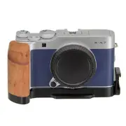 For Fuji X-A7 Fujifilm XA7 Wooden Camera L Bracket Hand Grip Vertical Plate