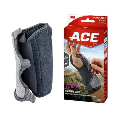 ACE Brand Reversible Wrist Brace, Wrist Support for Sore, Weak and Injured Wrist
