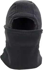 Face Mask Full Coverage Windproof Neck Warmer Cycling Skiing Gear for Men Women Grey