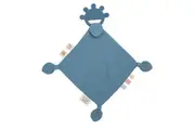 Playground by Living Textiles | Silicone Comfort Teether - Steel Blue