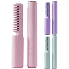 Rechargeable Mini Hair Straightener Hair Straightening Comb Cordless Hair Brush
