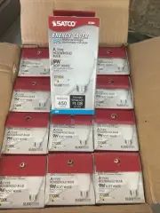Box Of 12 New SATCO CFL 9W A19 Light Lamp Bulbs E26 2700K 450Lm S7284