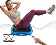 AXV Vibrating Plate Exercise Machine for Full Body Workout Fitness Platform Lymphatic Drainage Machine for Weight Loss Toning