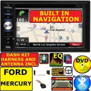 FORD MERCURY GPS NAVIGATION SYSTEM BLUETOOTH CD DVD Car Radio Stereo Double Din (for: Ford)