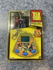 Teen Titans Techno Source 2007 Keychain Handheld Game. New
