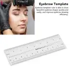 20pcs Eyebrow Template Ruler Measuring Eyebrow Stencil Microblading Ruler IDM
