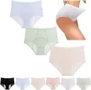 [Generic] Ladydry Leak Proof Panties, Leakproof Underwear for Women Incontinence, Leak Proof Panties for Seamless Underwear, 3pcs-c, 3X-Large