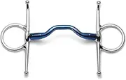 Cavalon Full Cheek Low Port Mullen Sweet Iron Snaffle Bit