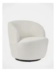 [Cooper & Co] Sadie Swivel Armchair in Cream