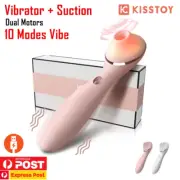 KISTOY Sucking Vibrator Dildo Clitoris Stimulator Oral Suction Massager Sex Toy