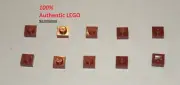 LEGO NEW 1x1 Dark Red Plate (10x) 4539114 Brick 3024