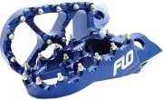 Flo Pro Series Footpegs Driver Foot Pegs Pair Blue Husqvarna TC125 16-22