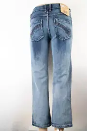 Ring of Fire Straight Flex Stretch 10 (24 X 25) Boy's Jeans Medium Wash NWT