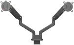 One For All Dual Arm Solid Series Monitor Arm - Black