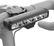 UPPEL Bike Headlight for Night Riding,Rechargeable Bicycle Light Accessories with 2600 Lumen,Waterproof Bike Lights