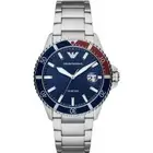 ARMANI MENS CHRONO WATCH AR11339 BLUE DIAL - CERTIFICATE - WARRANTY - RRP 329.00