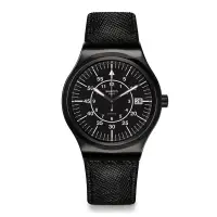 在飛比找Yahoo奇摩購物中心優惠-Swatch 51號星球機械錶 SISTEM SLATE 黑