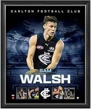 Sam Walsh Carlton Official Licensed AFL Print Framed