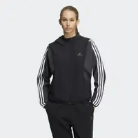 在飛比找PChome24h購物優惠-【ADIDAS】FI WV JACKET 女 連帽外套 黑-