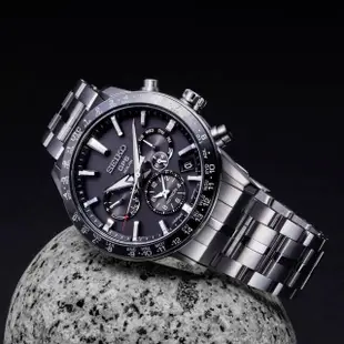 【SEIKO 精工】Astron 鈦金屬太陽能GPS衛星定位手錶-42.8mm 送行動電源 畢業禮物(SSH067J1/5X53-0AV0D)