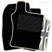 To Fit Land Rover Freelander Car Mats (2013+) & UK Logo [BW]