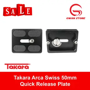 Takara Arca 瑞士雲台 QR 快裝板三腳架 50mm 適用於 Takara Rover 66beike Q99