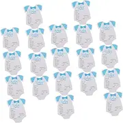 JOINPAYA Month Sticker Cards for New Mom Dad 20pcs Baby Shower Game Props Personalized Newborn Shower Present