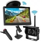 Wireless Reversing Camera 5" Monitor Rear View Kit For RV Truck Caravan 12V/24V