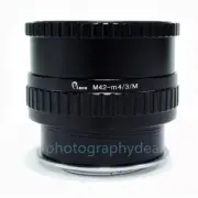 Macro Lens Adapter Focusing Helicoid for M42 Lens to Micro M4/3 Mount Camera