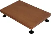 LeeQinersw Studio Monitor Stand, Sturdy Heavy Duty Non Skid Wood Desktop Speaker Stand for Home Theaters, Yellow L