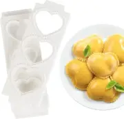 Jumbo 3" Heart Ravioli Molds (2 Pc) makes 3 Raviolis, Super Easy to Use & Clean