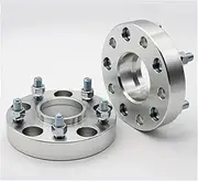 Wivplex Spacers 2Pieces 15/20/25/30/35/40/50mm PCD 5x114.3 CB: 67.1mm Aluminum Wheel Spacer Adapter 5 Lug Suit, for Mazda, Universal Car M12XP1.5 Shims Plate Car Wheel Spacers(Black 30mm)