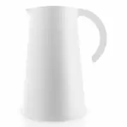 Eva Solo Rise Vacuum Flask White Jug Iso Jug Plastic with Glass Insert 1 L