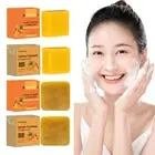 2024 Honey Glow Lemon Turmeric Kojic Acid Soap Bar,Turmeric Face & Body Soaps AU