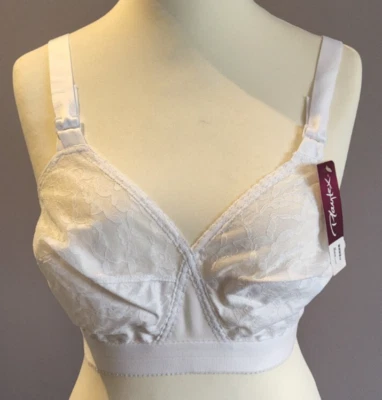 PLAYTEX Classic, Non-wired, Soft, Full Cup, Lace, Twin Pack, Support Bras, 36D