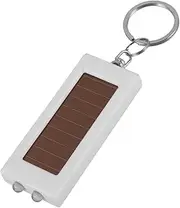 Beavorty Solar Keychain Flashlight Compact LED Light for Camping Home Use Durable and Versatile Emergency Tool with Solar Charging for Everyday Carry and