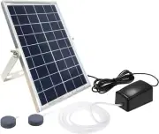 Aquarium Air Pump Oxygenator,5W Solar Air Pump Aquarium and Air Bubble Stones, 3