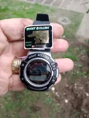 CITIZEN NIGHT ROLLERS NOS with tags DIGITAL QUARTZ COLOR 42mm SUPERB CONDITION