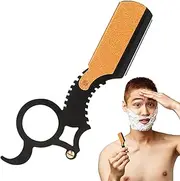 Single Edge Razors,Colorfast Stainless Steel Straight for Beginners - Beard Care Accessories for Business Trips, Camping, Home, Salon, Traveling, Outdoor Adventures Amith