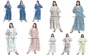 Boho Long Indian Kaftan Plus Size Women Dress Caftan Hippy Casual Beach Dress