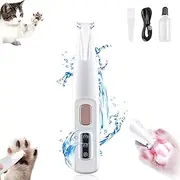 Pet Paw Trimmer, Pet Micro Precision Trimmer,Multifunctional Pet Hair Clippers for Grooming with LED Light for Pet Paws, Eyes, Ears, Face, Rump