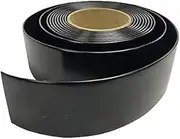 Sunniland Patio Vinyl Strap Roll, Perfect for Patio Furniture, Pool, Lawn, Garden, Make Your Own Replacement Straps, 20 Free Fasteners, 2" Wide x 20' Length, Black