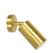 CLA Lighting Exterior Pillar Adjustable Wall Light Solid Polished Brass