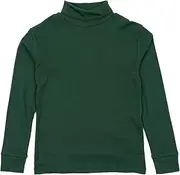 [Leveret] Girls Boys & Toddler Solid Turtleneck 100% Cotton Kids Shirt (2 Toddler-14 Years) Variety of Colors