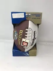 New Wilson F1192 Autograph Football White/Brn