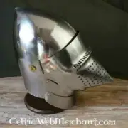 MEDIEVAL BASCINET PIG FACE HELMET REPLICA BATTLE KNIGHT WARRIOR HELMET